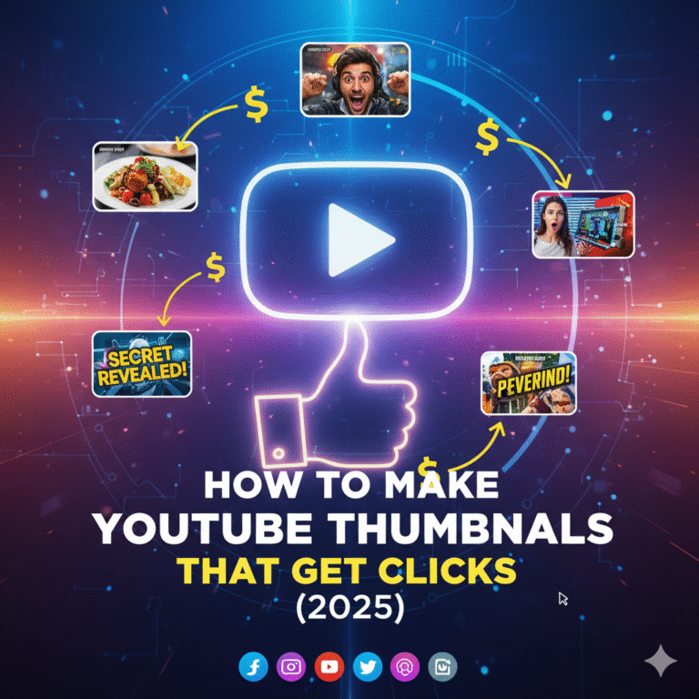 How to Make YouTube Thumbnails That Get Clicks in 2025