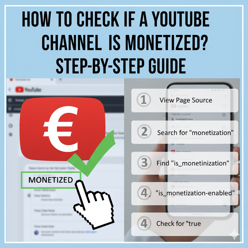 How to Check If a YouTube Channel Is Monetized? Step-by-step Guide